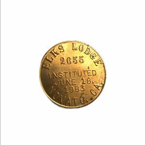 Elks Lodge 1983 Gold Coin